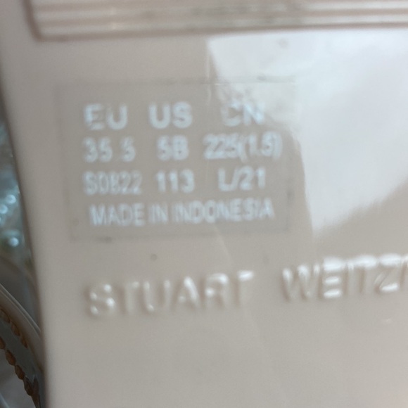 Stuart Weitzman Goldie Pearly Stud Jelly Sandal 5 Vacation Resortwear Maximalist - Picture 12 of 15